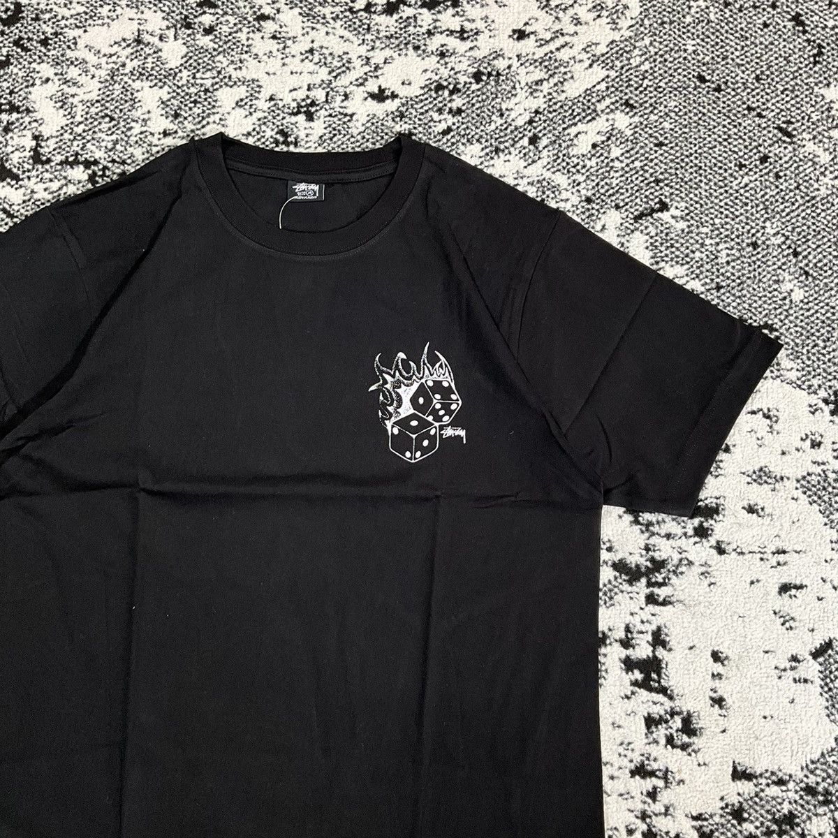 Other STUSSY FIRE DICE TEE BLACK - XL Size US XL / EU 56 / 4 - 4 Thumbnail