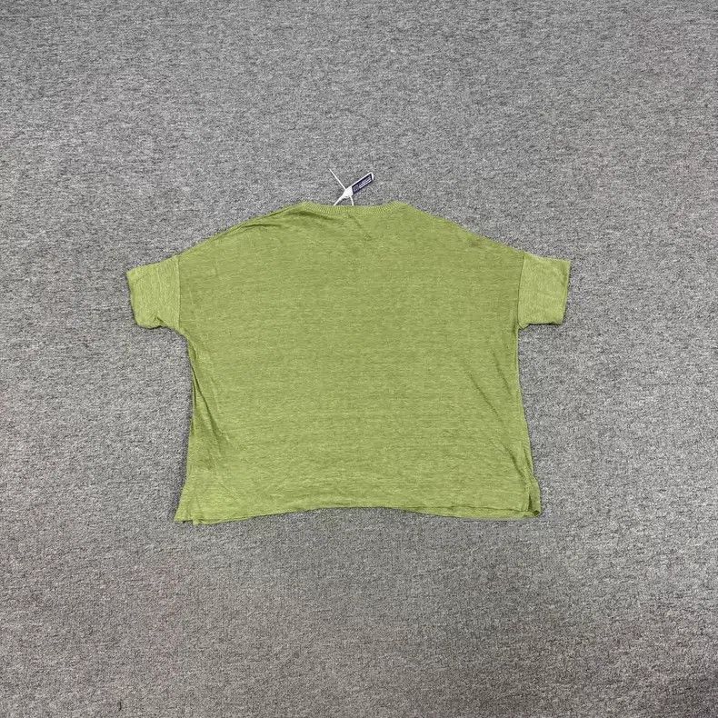 Loro Piana Loro Piana Avocado Green Crewneck Knit Short Sleeve Size L / US 10 / IT 46 - 2 Thumbnail