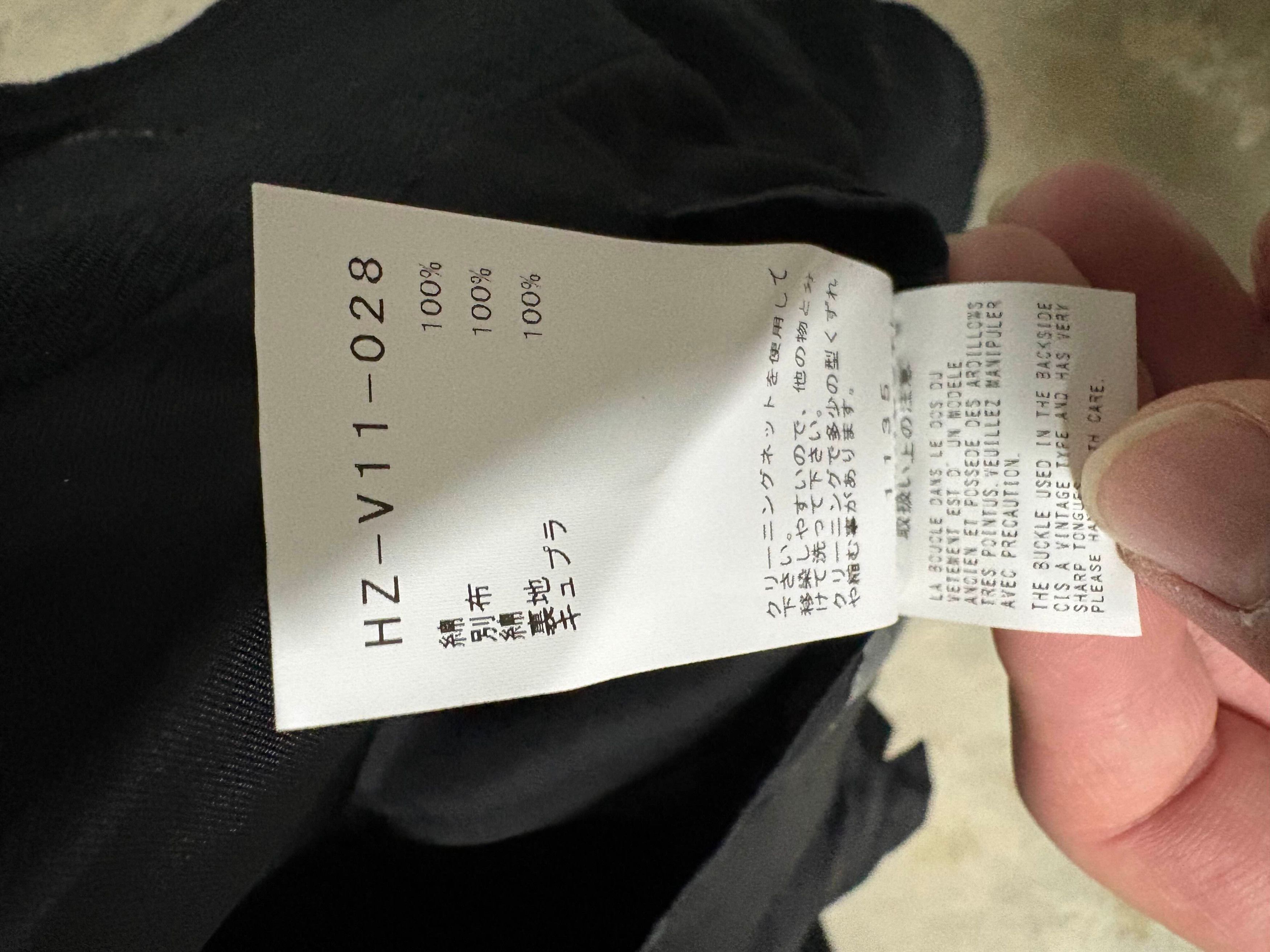 Yohji Yamamoto Yohji Yamamoto Yamanekoken W-Yamaneko Design Vest "Black" Size 36S - 4 Thumbnail