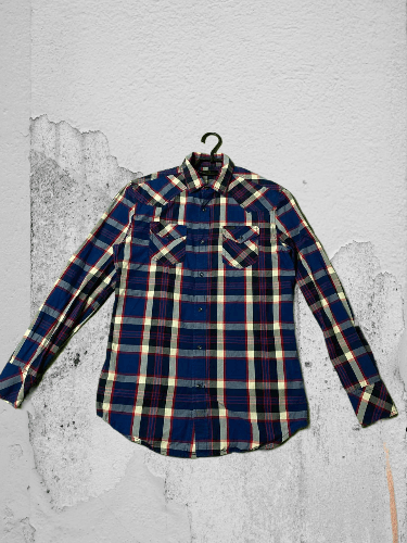 Diesel Diesel Mens Flannel Plaid Shirt Size US S / EU 44-46 / 1 - 1 Thumbnail