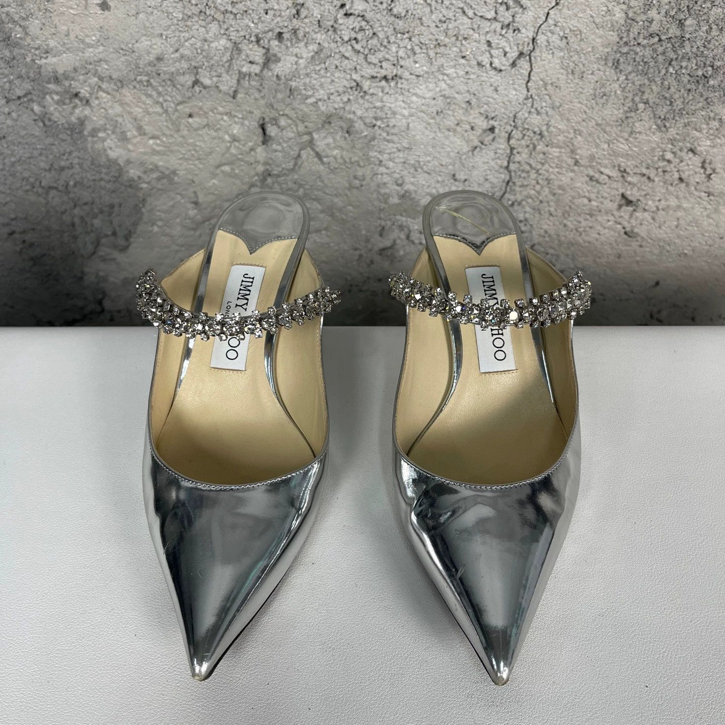 Jimmy Choo Jimmy Choo Women's Heeled Crystal Sandals 37 95New Size US 6.5 / IT 36.5 - 7 Thumbnail