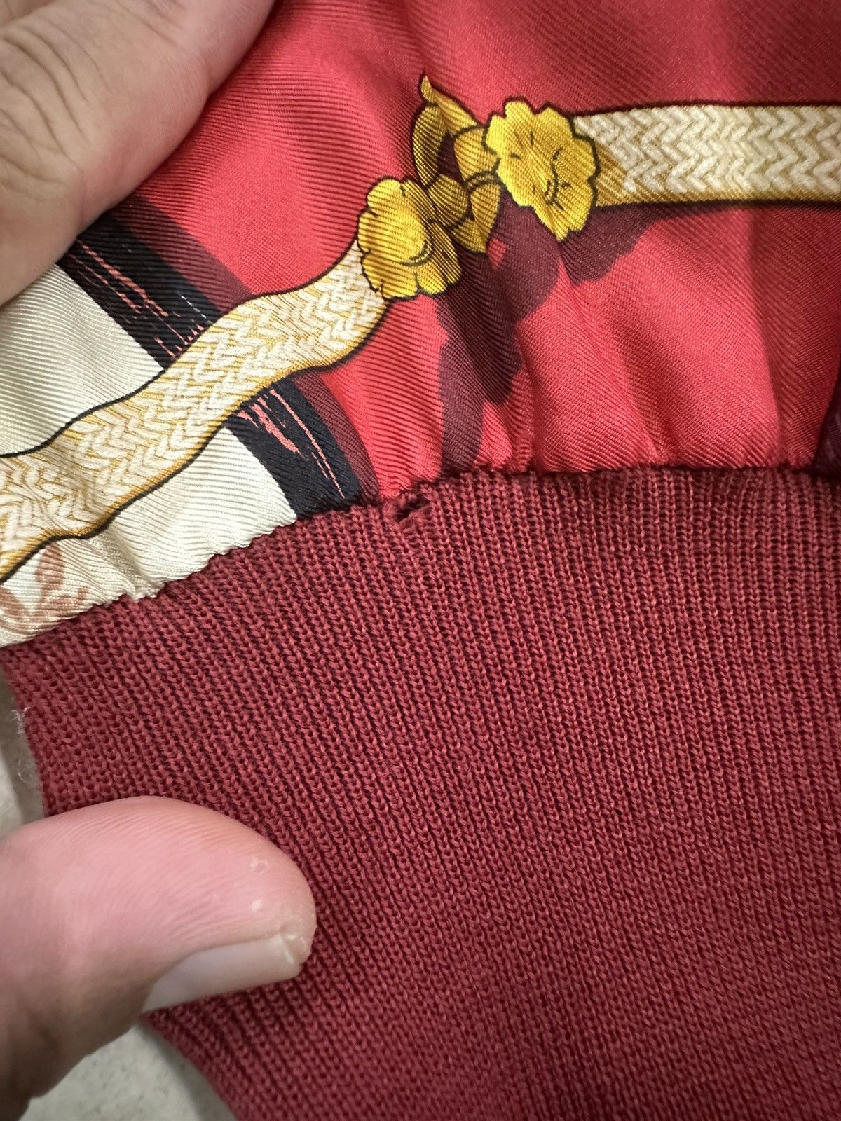 Hermes RARE VINTAGE HERMES SILK KNIT CARDIGAN Size S / US 4 / IT 40 - 10 Thumbnail