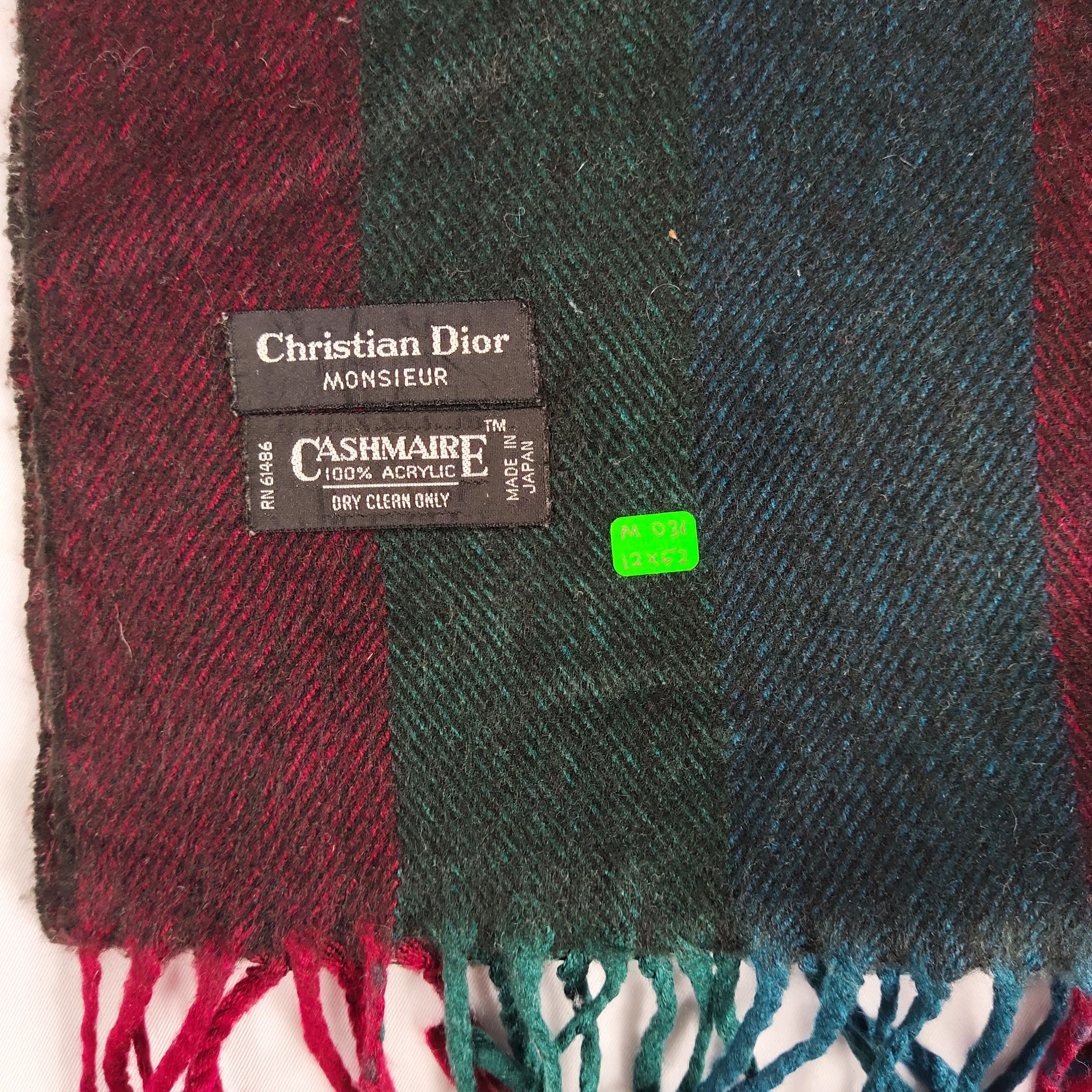 Christian Dior Monsieur Christian Dior Monsieur Scarf / Muffler / Neckwear M031 Size ONE SIZE - 4 Thumbnail