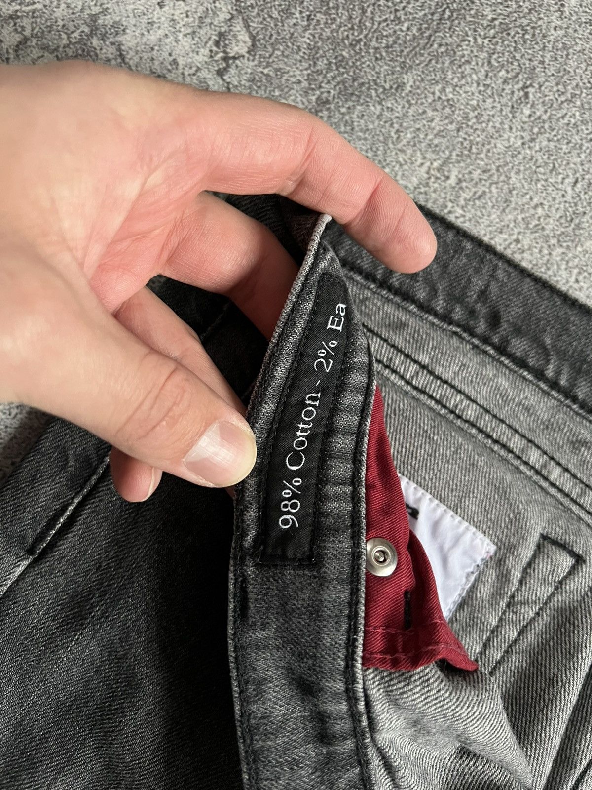 Kiton Women's Kiton Napoli Denim Gray Jeans Size 44 / M Italy Size 30" / US 8 / IT 44 - 11 Thumbnail