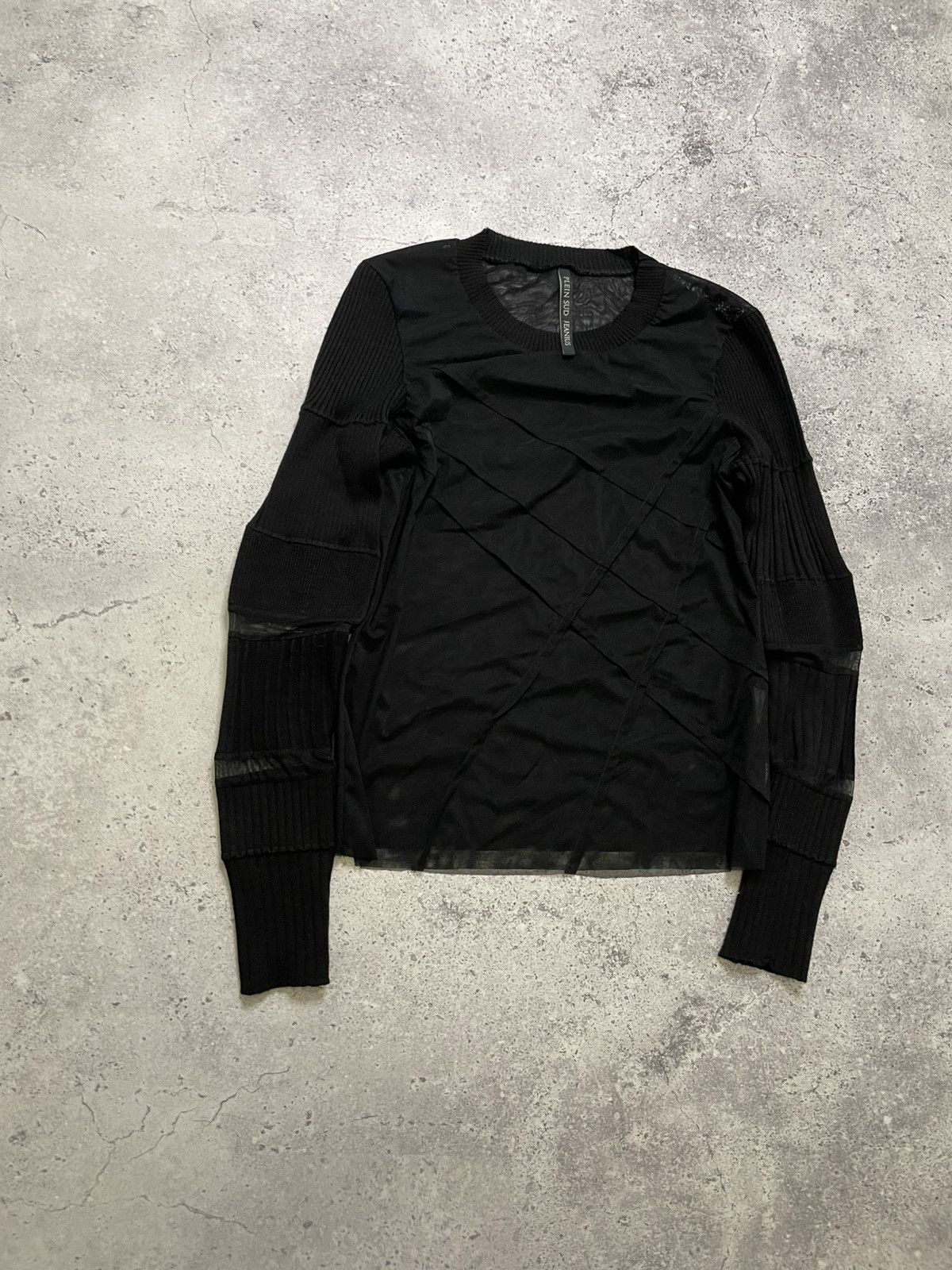 plein sud PLEIN SUD JEANIUS Y2K Mesh Top Long Sleeve Avant Garde Size M / US 6-8 / IT 42-44 - 4 Thumbnail