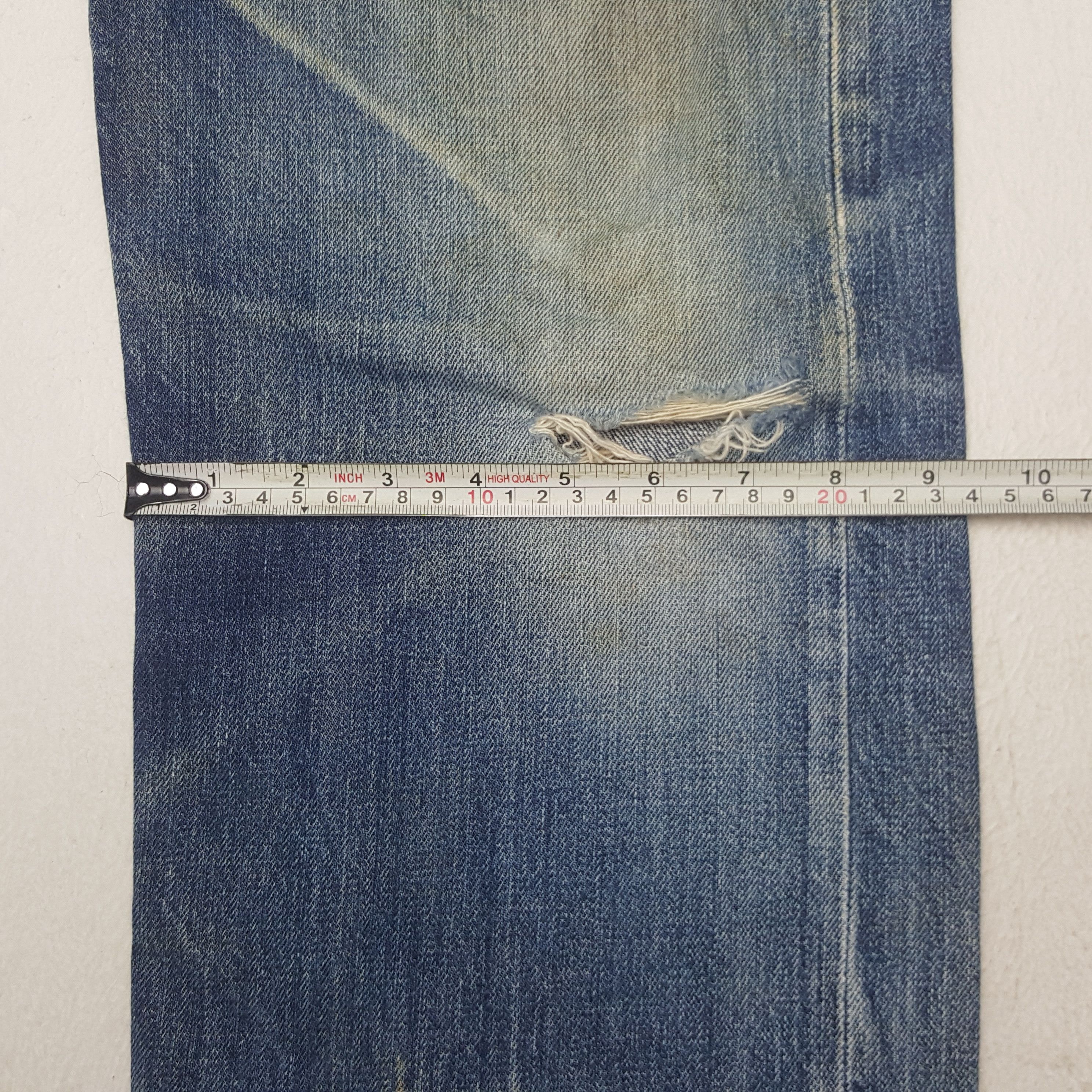 Levi's × Vintage Vintage Levi's Selvedge American Distressed Denim Jeans Size US 32 / EU 48 - 12 Thumbnail