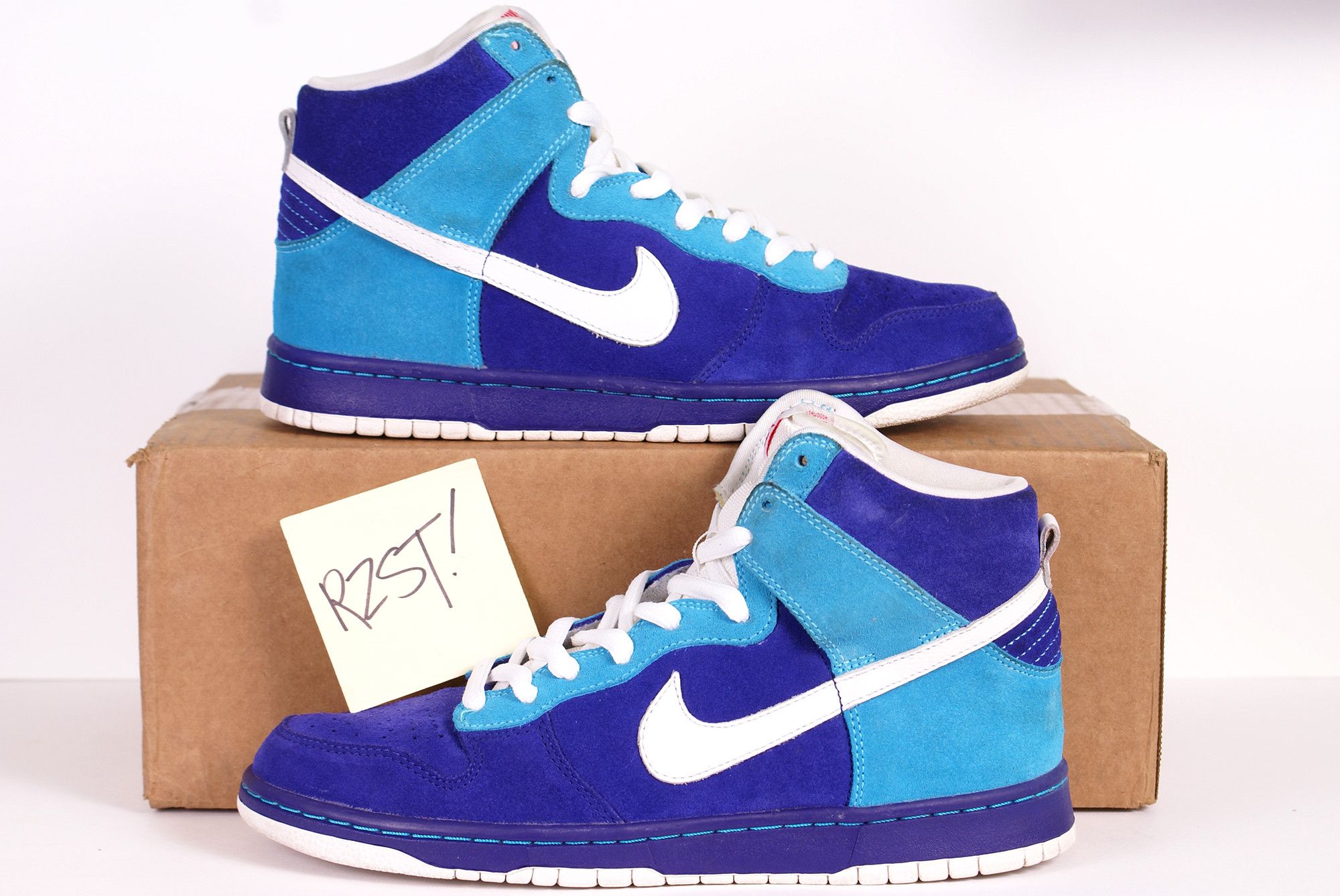 Dunk Nike Blue Suede High Tops 2010 Nike Dunk High Pro SB OCEANIC 