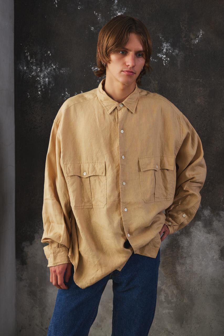 Porter Classic Porter Classic Roll Up Linen Shirt Size US L / EU 52-54 / 3 - 1 Thumbnail