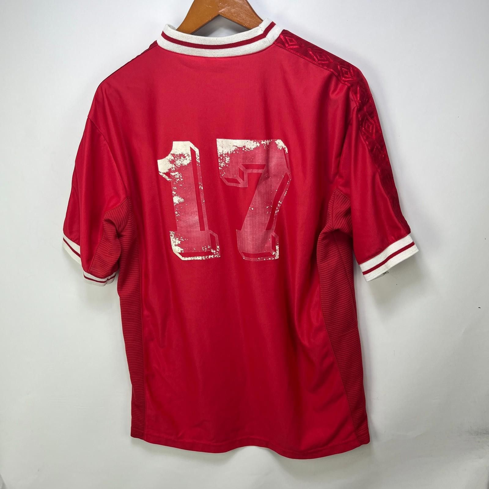 Umbro Vintage 90s Umbro Serbia Yugoslavia Team Soccer Jersey Large Size ONE SIZE - 8 Thumbnail
