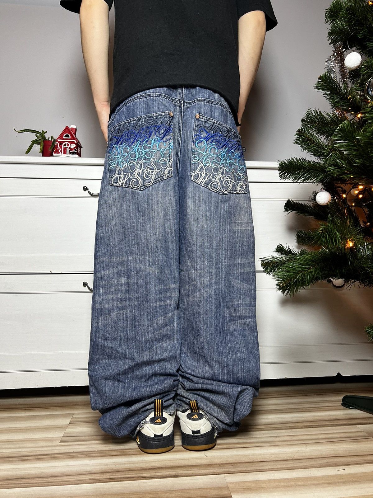 NASA × Vintage nasa hustla baggy jeans fade haft Size US 34 / EU 50 - 2 Thumbnail