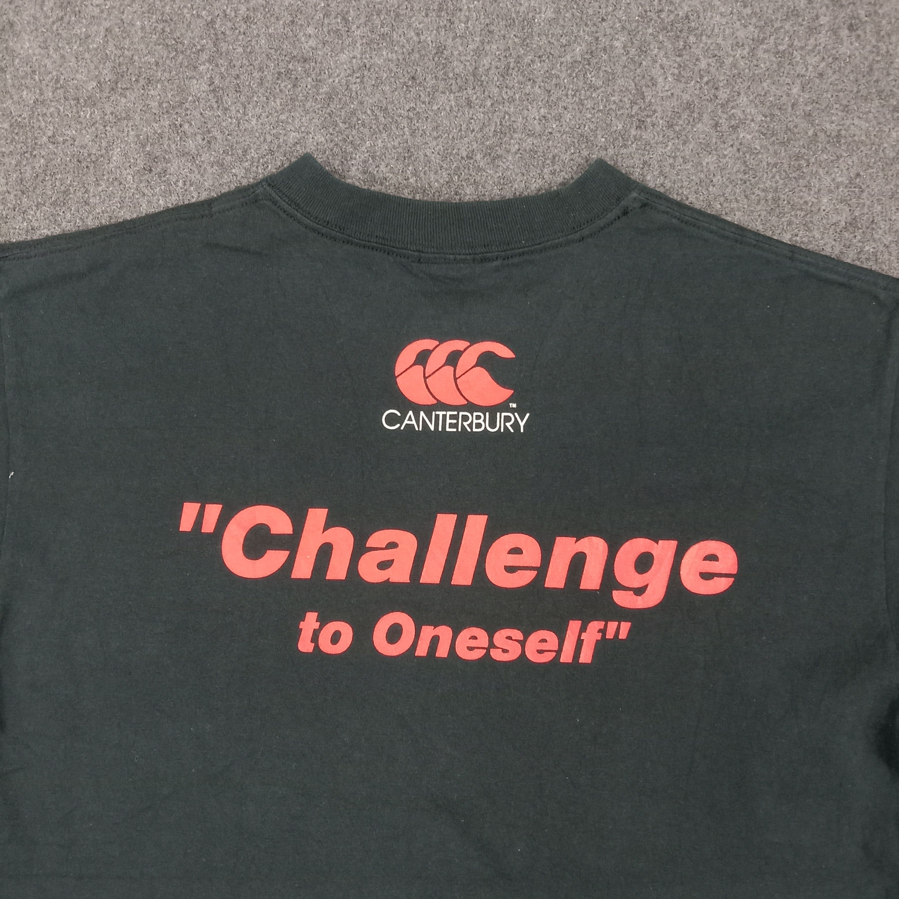 Canterbury of New Zealand × Vintage Brave Lupus Canterbury of New Zealand Rugby Tshirt Size US M / EU 48-50 / 2 - 5 Thumbnail