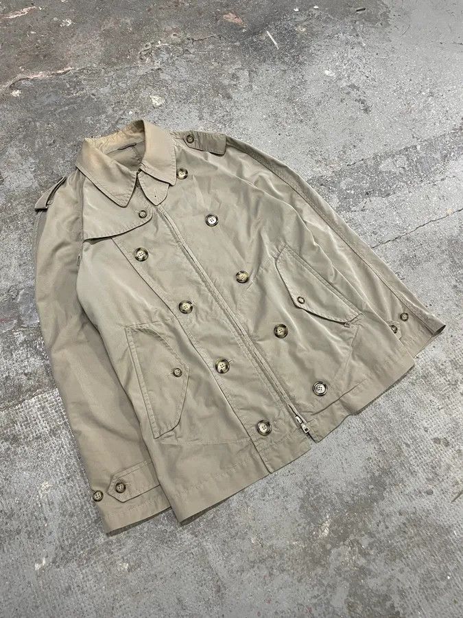 Prada × Vintage 2000s Prada Buttoned Beige Jacket Size US M / EU 48-50 / 2 - 2 Thumbnail
