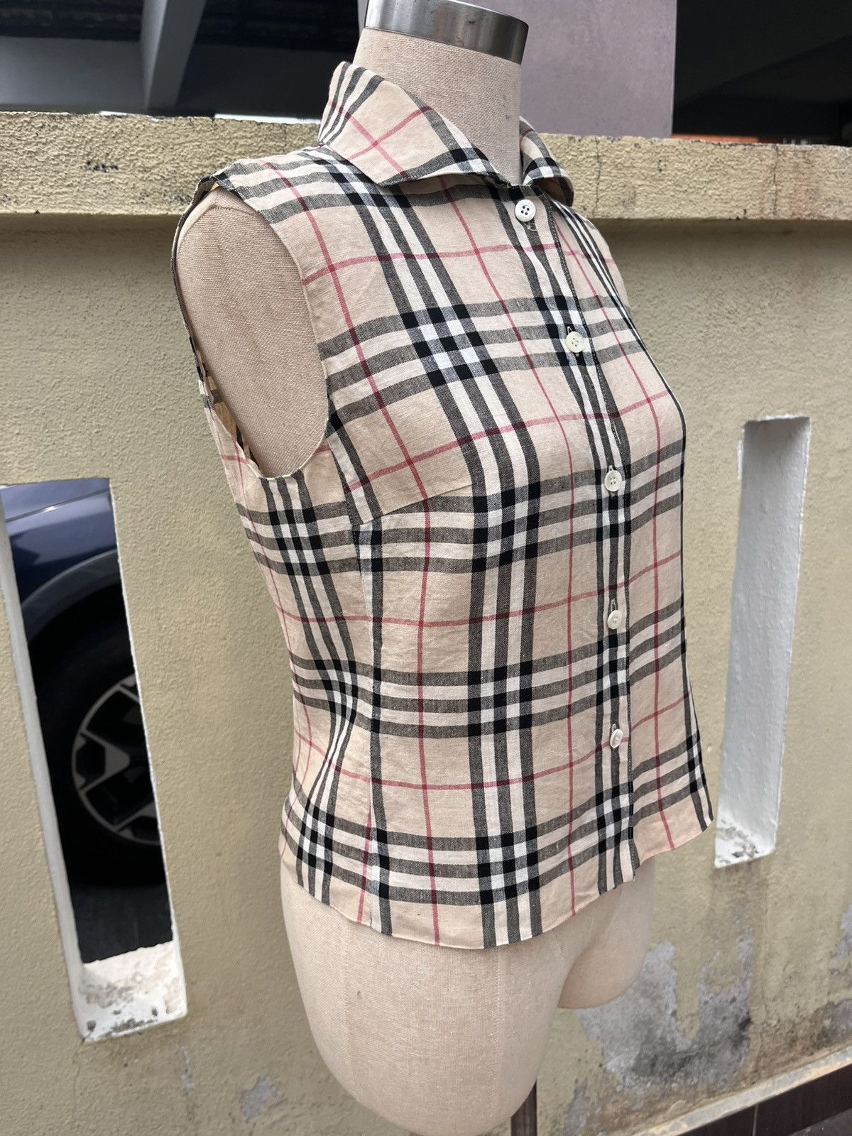 Burberry Nova check blouse Size S / US 4 / IT 40 - 7 Thumbnail