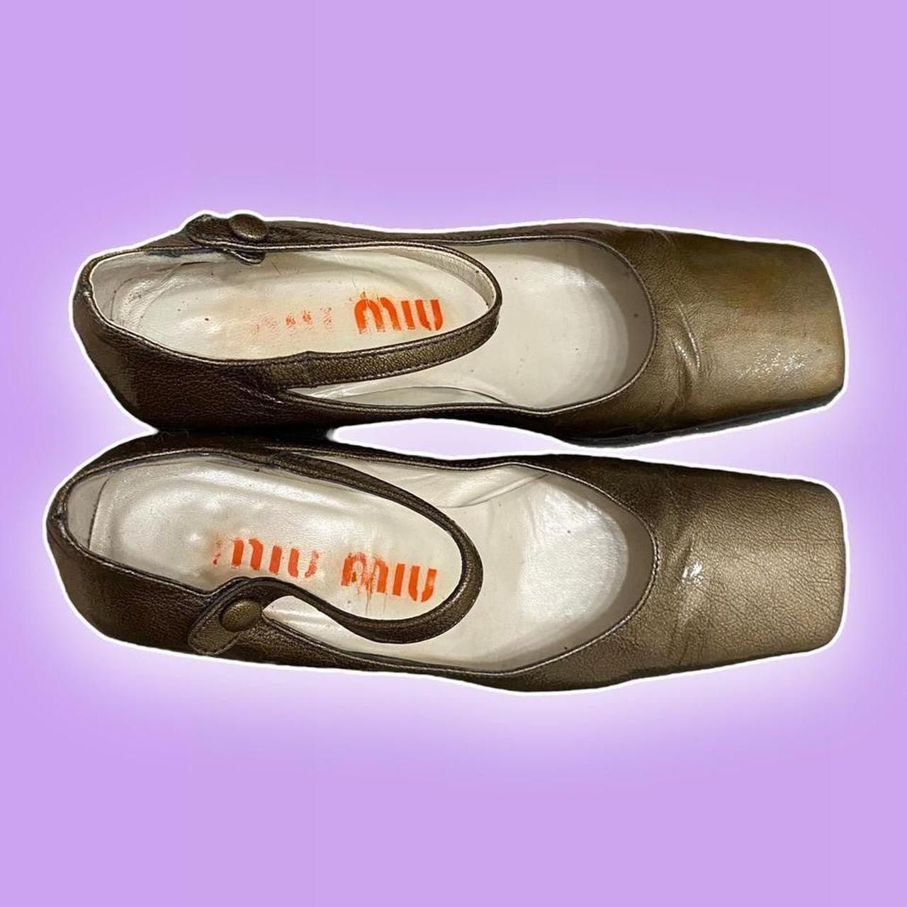 Miu Miu F/W 1998 Miu Miu Mary Jane Pumps vintage 90s runway Size US 5.5 / IT 35.5 - 4 Thumbnail