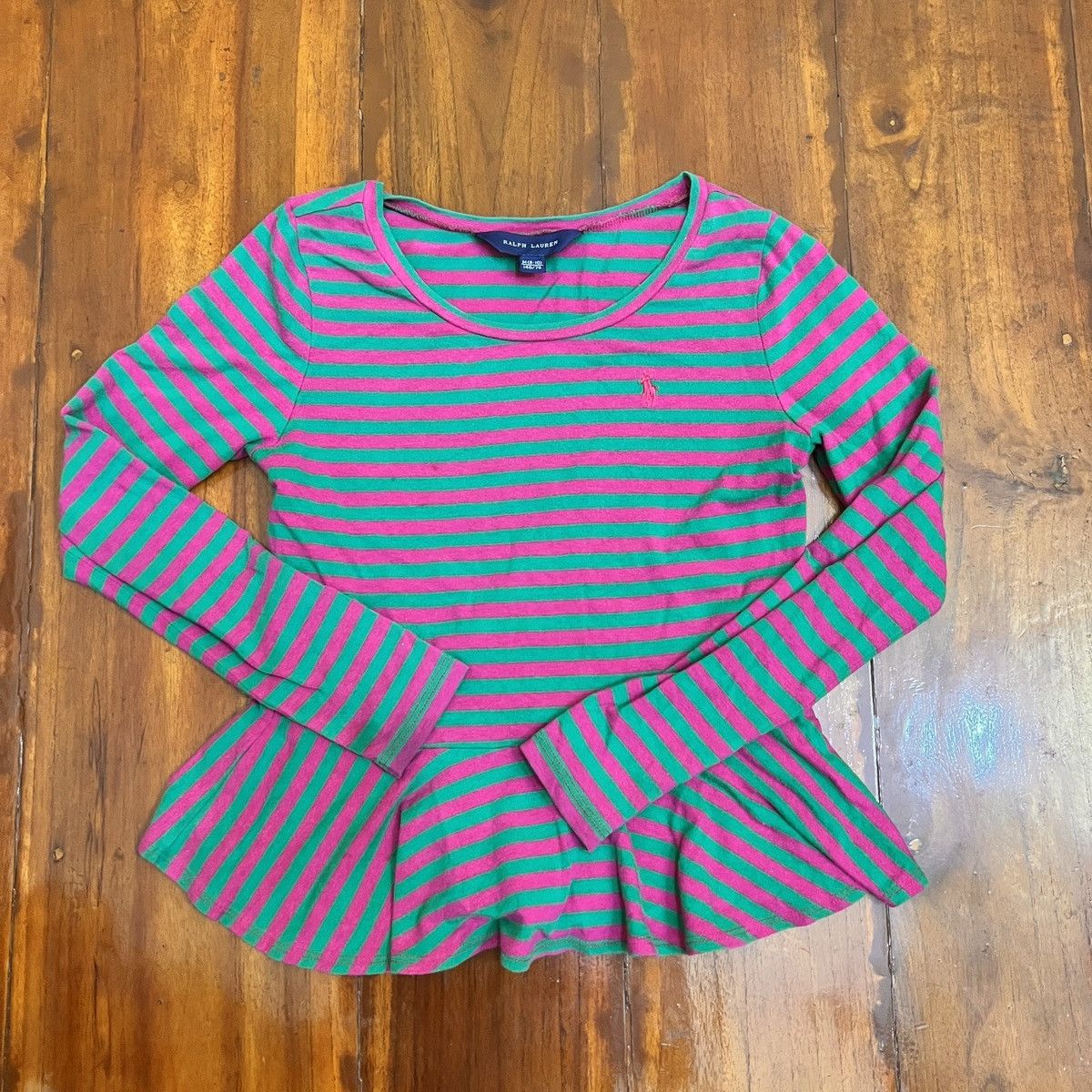 Ralph Lauren Ralph Lauren Long Sleeves Kids Shirt Size XXS / US 00 / IT 34 - 1 Thumbnail