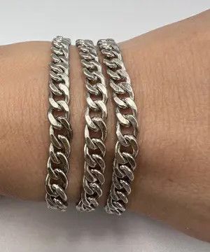 Sterling Silver × Vintage Vintage Sterling Silver 925 Chain Necklace Signed 29.4g Size ONE SIZE - 7 Thumbnail