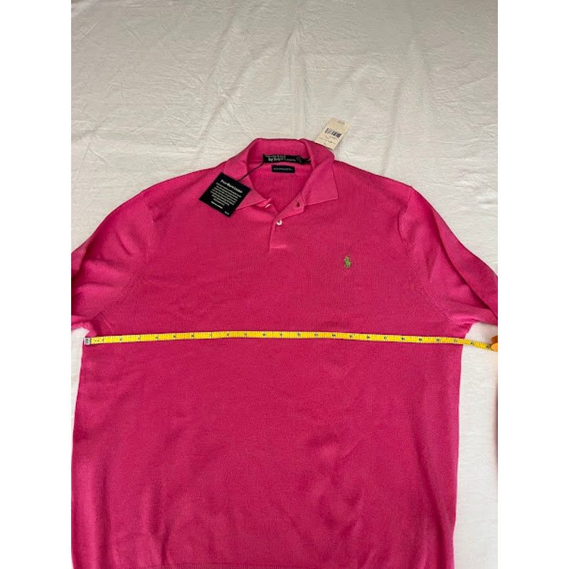 Ralph Lauren × Vintage Vintage NWT Polo Ralph Lauren Sweater Pink Pima Cotton Size US L / EU 52-54 / 3 - 5 Thumbnail
