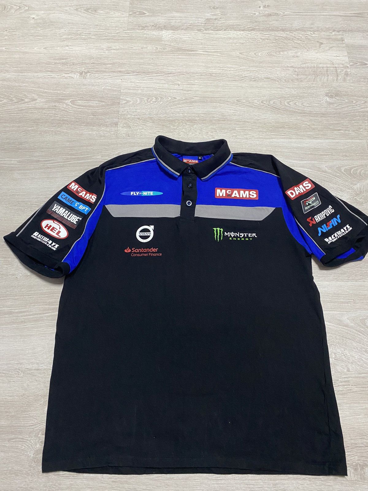 Yamaha McAMS Monster Energy Yamaha Racing BSB Official Team Polo Size US XL / EU 56 / 4 - 1 Thumbnail