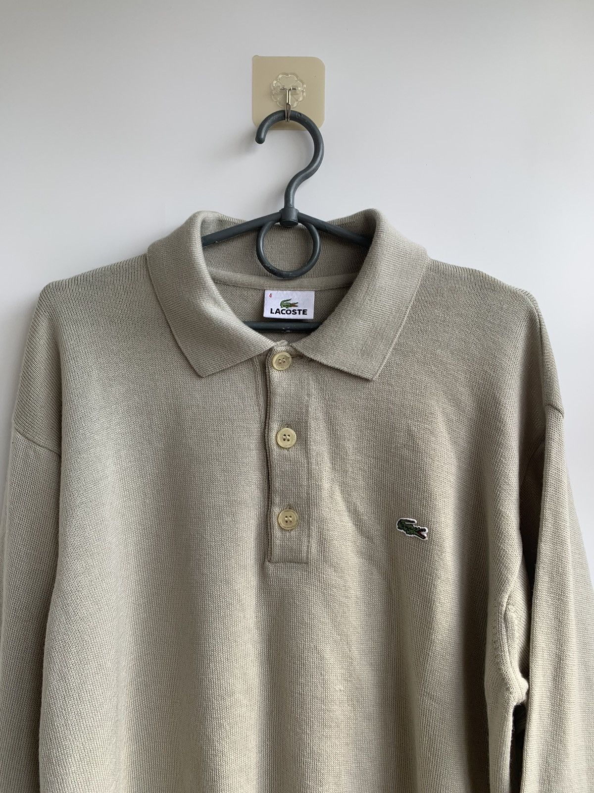 Lacoste Vintage Lacoste wool sweater Size US L / EU 52-54 / 3 - 2 Thumbnail