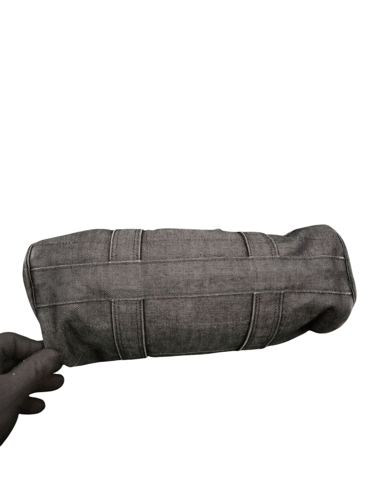 Porter Vintage Porter Japan Black Faded Canvas Small Boston Bag Size ONE SIZE - 7 Thumbnail