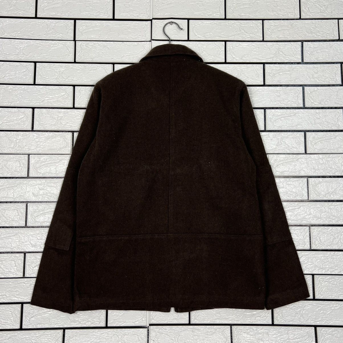 Japanese Brand PIED PIPER Slant Pocket Wool Blend Collared Jacket 4121-C187 Size US M / EU 48-50 / 2 - 16 Thumbnail
