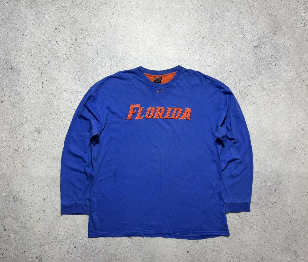 Nike Nike Florida Vintage 90’s Sweatshirt Big Logo Swoosh Drill Size US XL / EU 56 / 4 - 1 Thumbnail