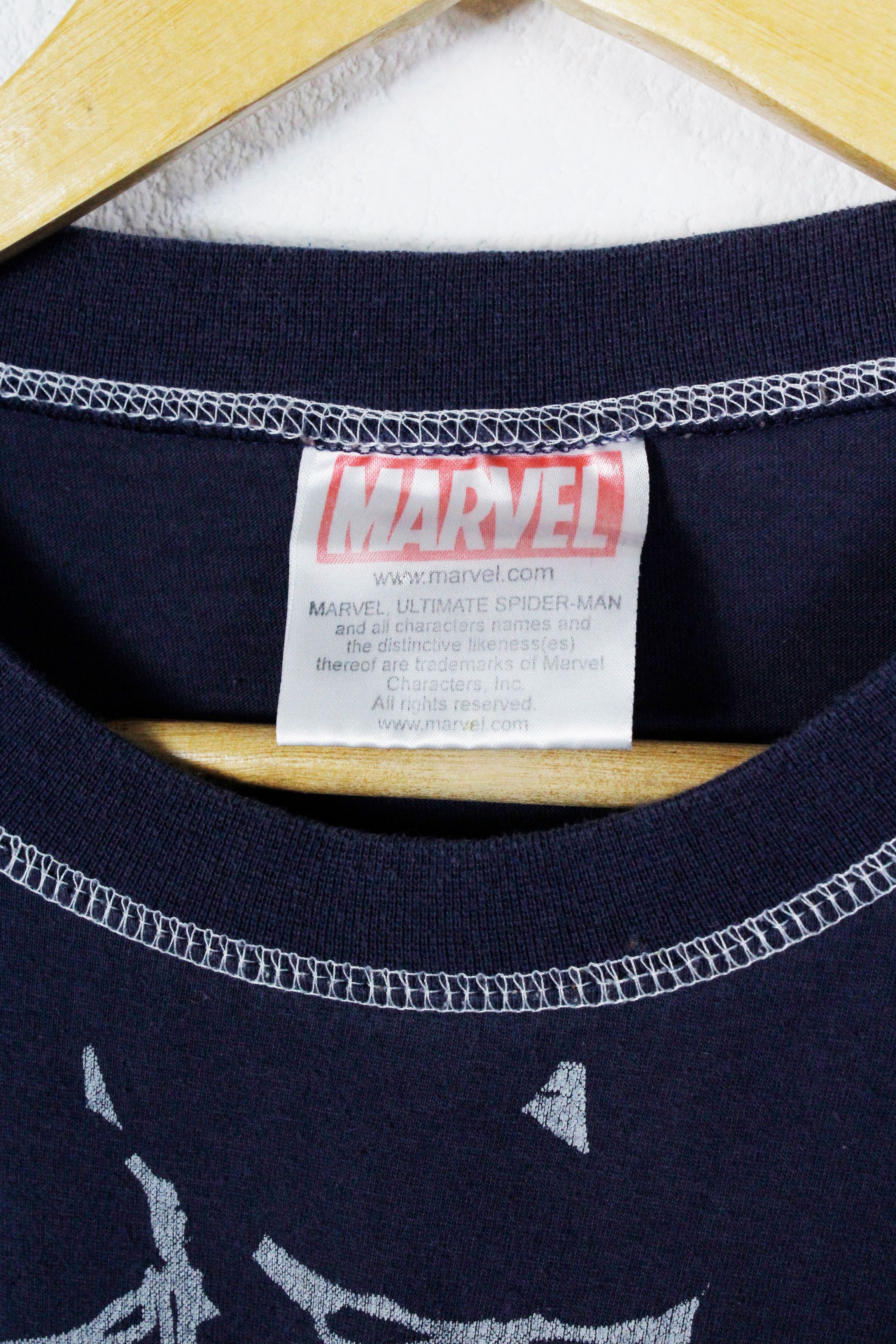 Marvel Comics Vintage Spider Man Marvel 2004 Cartoon Picture Tee Y2K Size US M / EU 48-50 / 2 - 4 Thumbnail