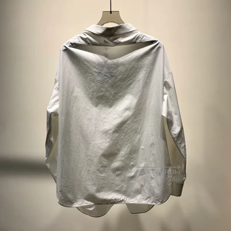 Balenciaga Balenciaga Solid Color Shirt Size XXS / US 00 / IT 34 - 7 Thumbnail