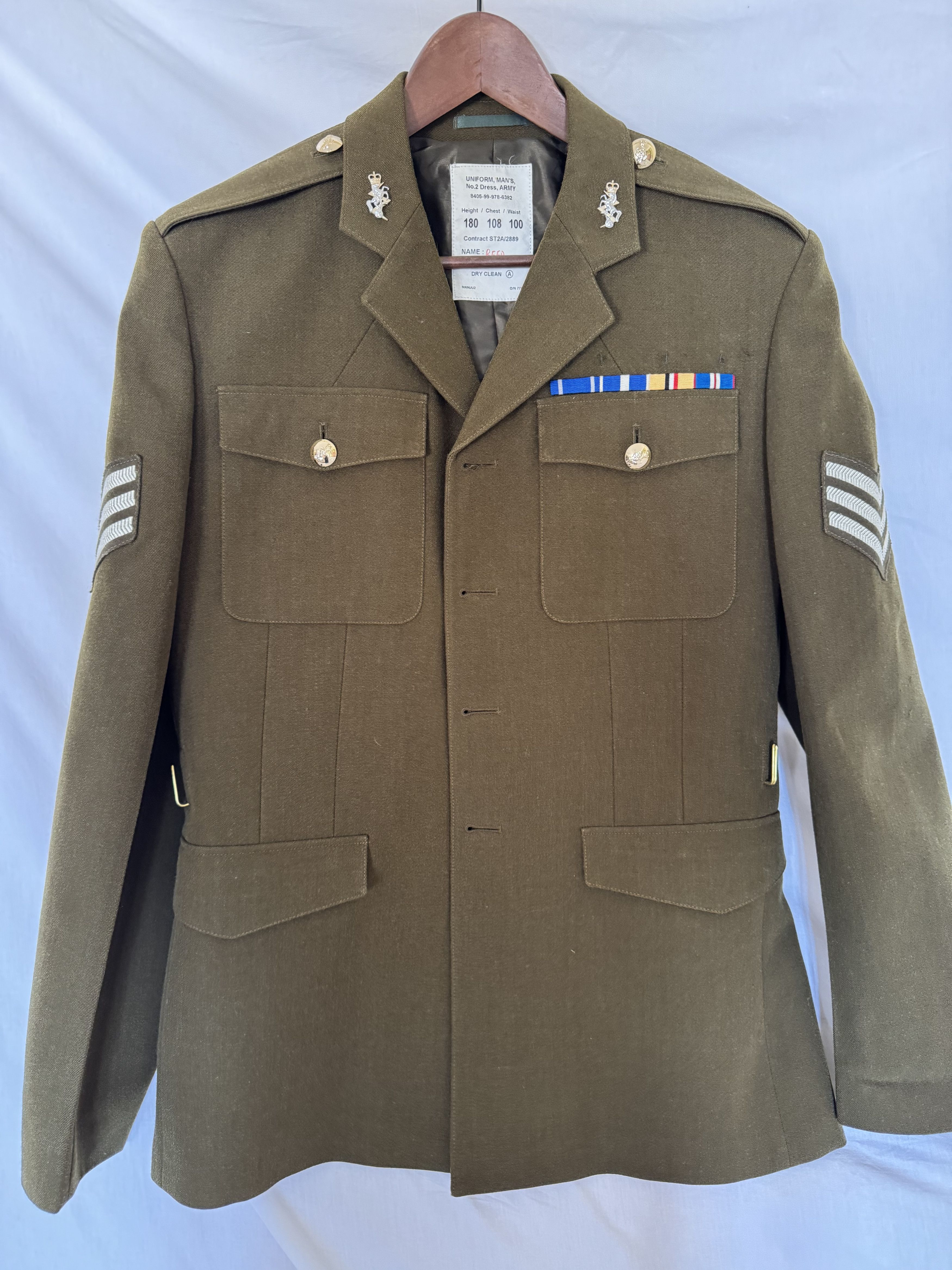 Vintage Authentic Vintage British Military Jacket Size US L / EU 52-54 / 3 - 1 Thumbnail
