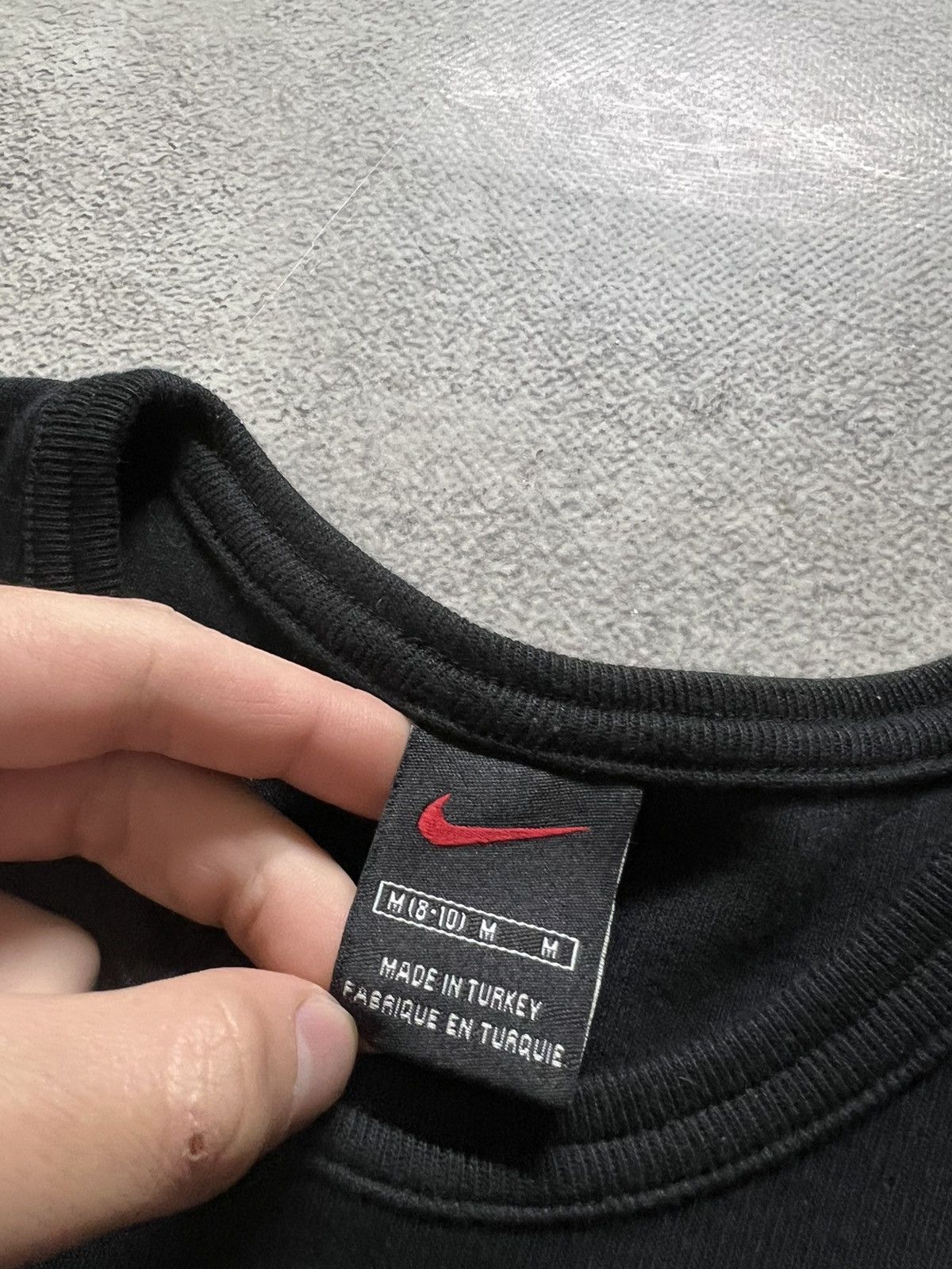 Vintage Vintage Y2k Nike 🖤 Spellout Big Ligo Rare Sweatshirt 00’s Size M / US 6-8 / IT 42-44 - 5 Thumbnail