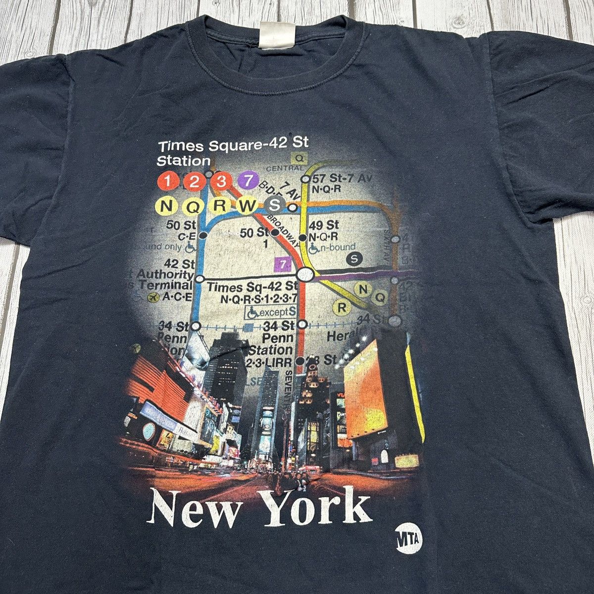 Vintage Vintage New York City tee Size US L / EU 52-54 / 3 - 3 Thumbnail