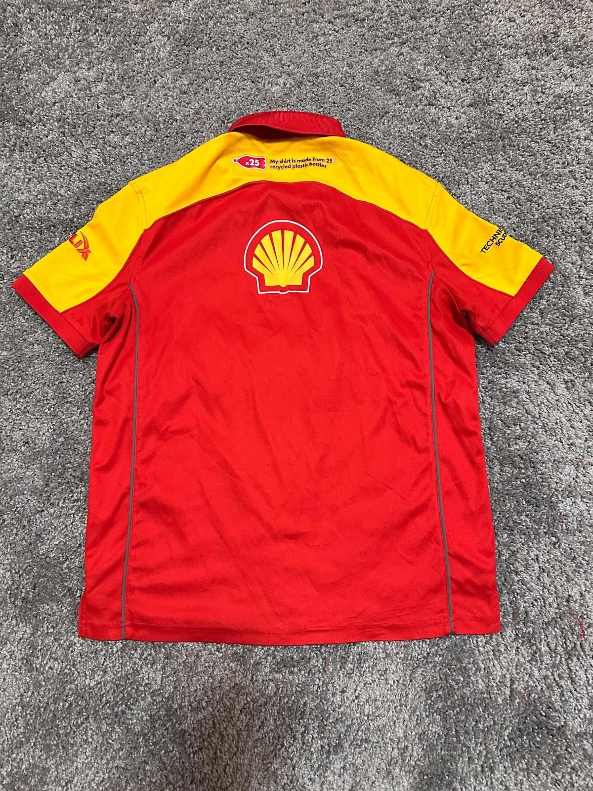 Ferrari Vintage Shell V-Power Ferrari Polo Shirt Racing F1 Size M Size US M / EU 48-50 / 2 - 7 Thumbnail
