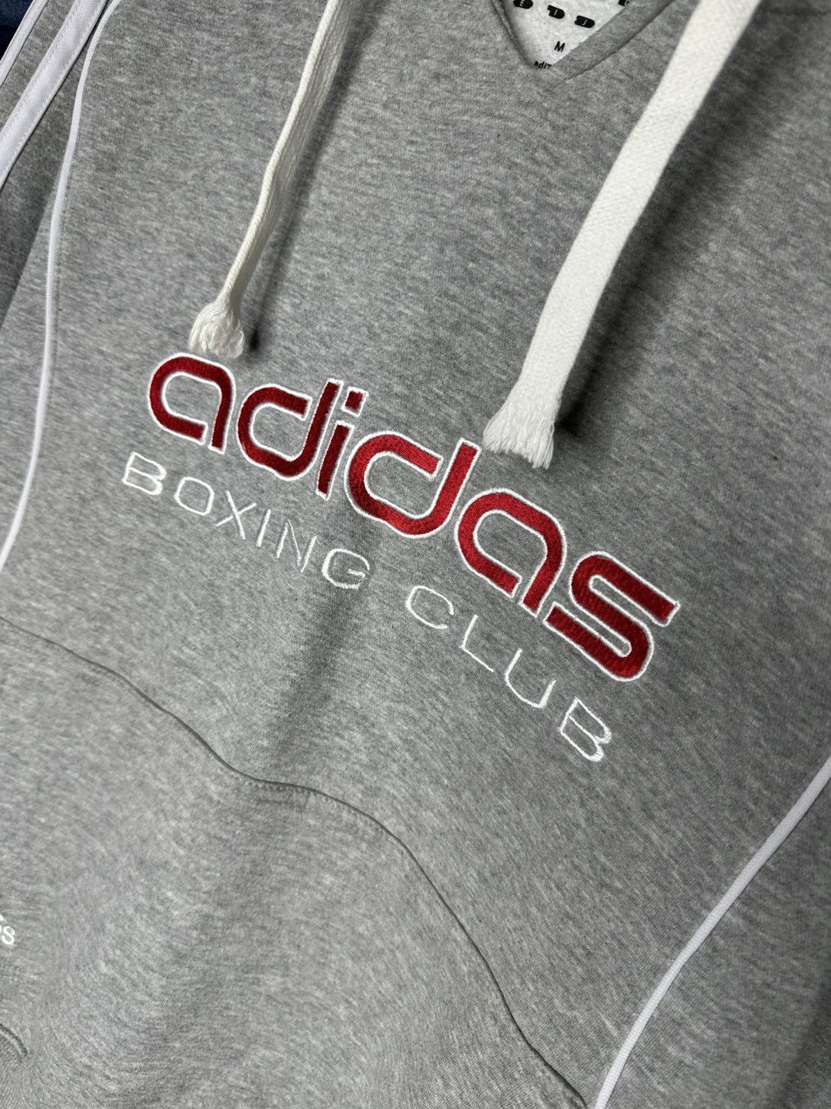 Adidas Adidas Boxing Club Hoodie Grey Embroidered Logo M Sweatshirt Size US M / EU 48-50 / 2 - 3 Thumbnail