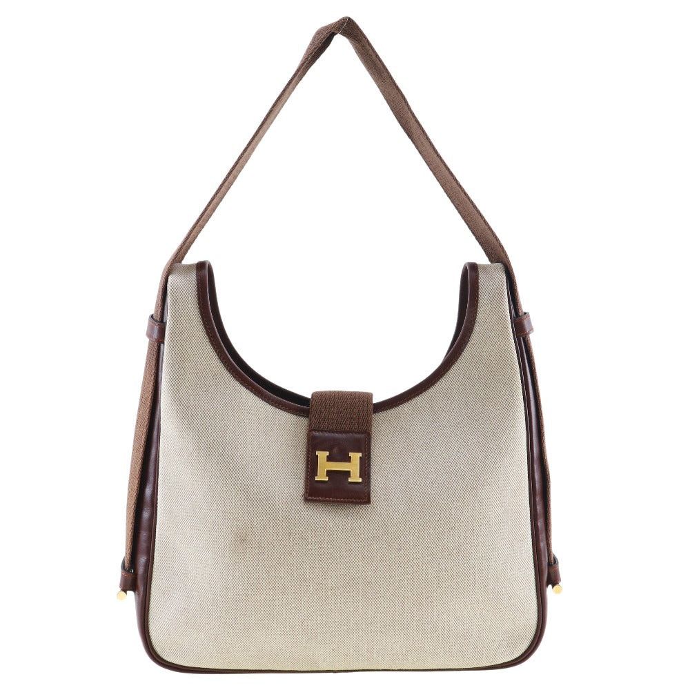 image of Hermes Tsako Shoulder Bag in White, Women's