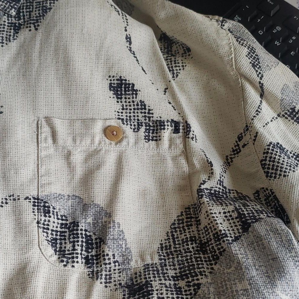 Tommy Bahama CT1541 Tommy Bahama Silk Black & Cream Tropical Shirt XXL Size US XXL / EU 58 / 5 - 6 Thumbnail