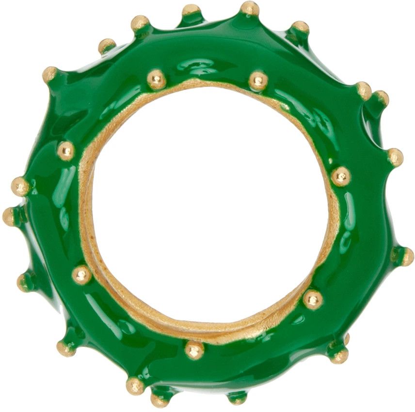 Bottega Veneta o1n1vont1124 Size: 17 / Cacti Ring in Parakeet Size ONE SIZE - 2 Thumbnail