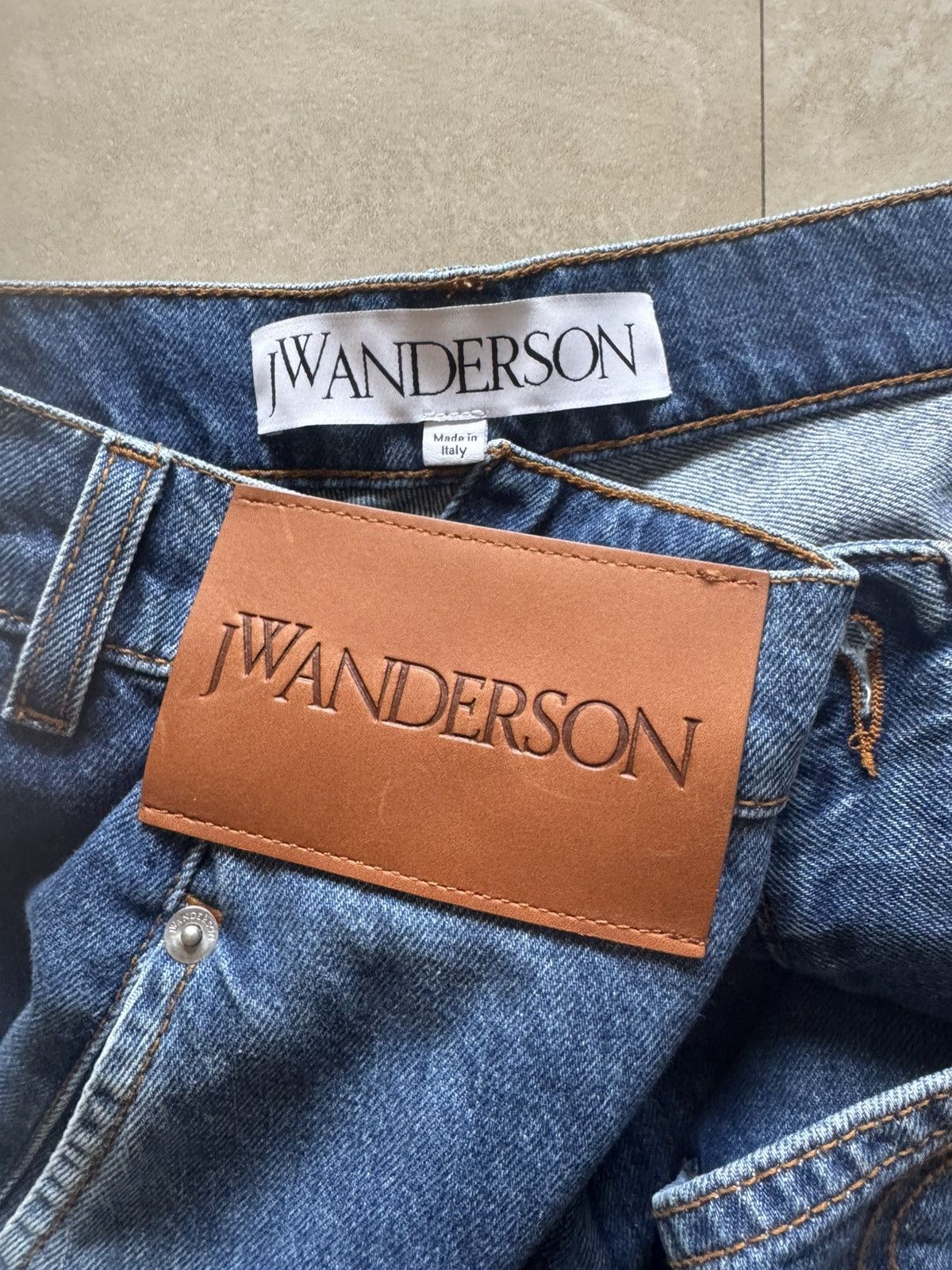 JW Anderson JW Anderson Twisted Denim Shorts Size US 34 / EU 50 - 6 Thumbnail