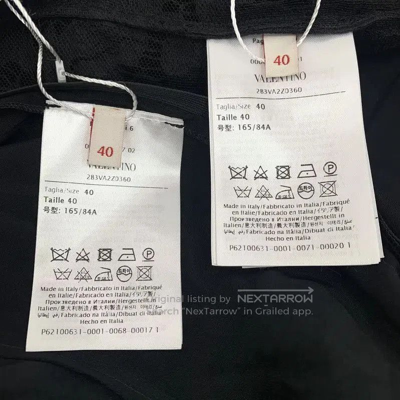 Valentino Valentino Black Cotton Dress with Lace Detail . Size M / US 6-8 / IT 42-44 - 6 Thumbnail