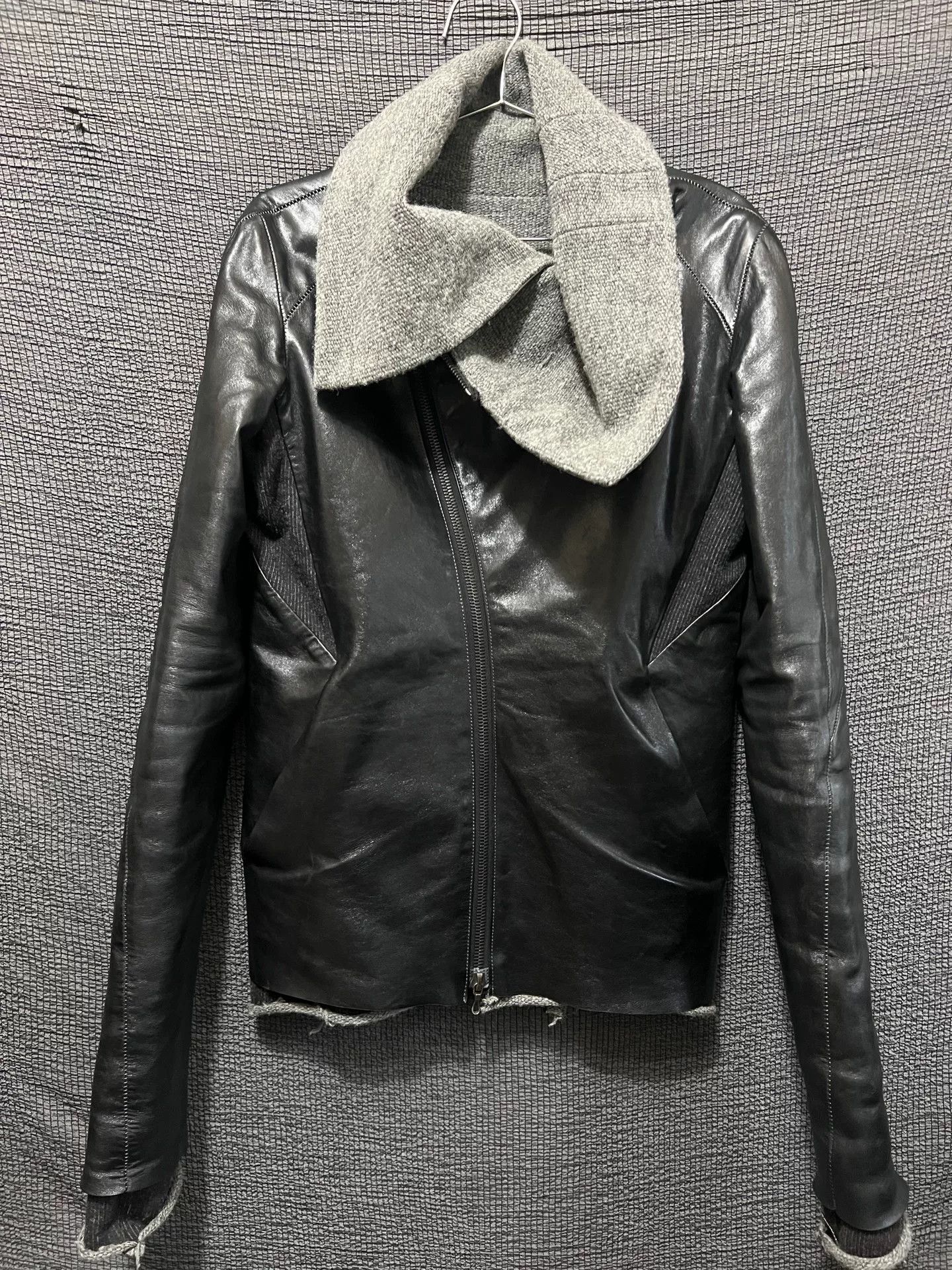 S/STERE Dark Pioneer High Collar Leather Jacket Size US M / EU 48-50 / 2 - 1 Thumbnail