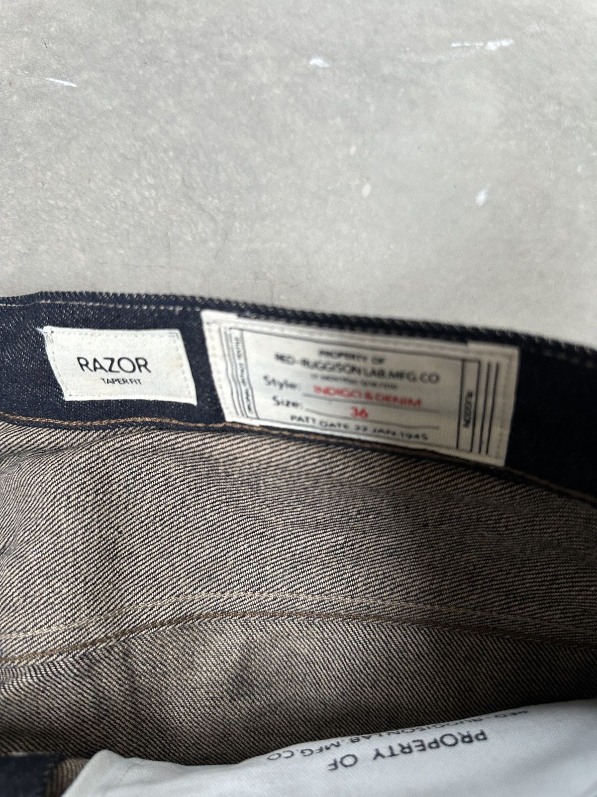 Other RED RUGGISON AMSTERDAM BLAUW MADE IN JAPAN SPIRAL DENIM Size US 36 / EU 52 - 11 Thumbnail