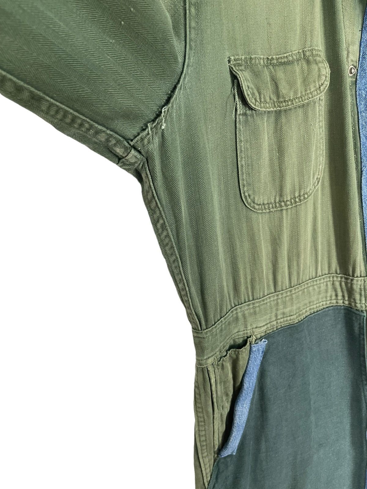 Japanese Brand Sledge's x Tippirag Made reconstructed HBT military jacket. Size US L / EU 52-54 / 3 - 8 Thumbnail