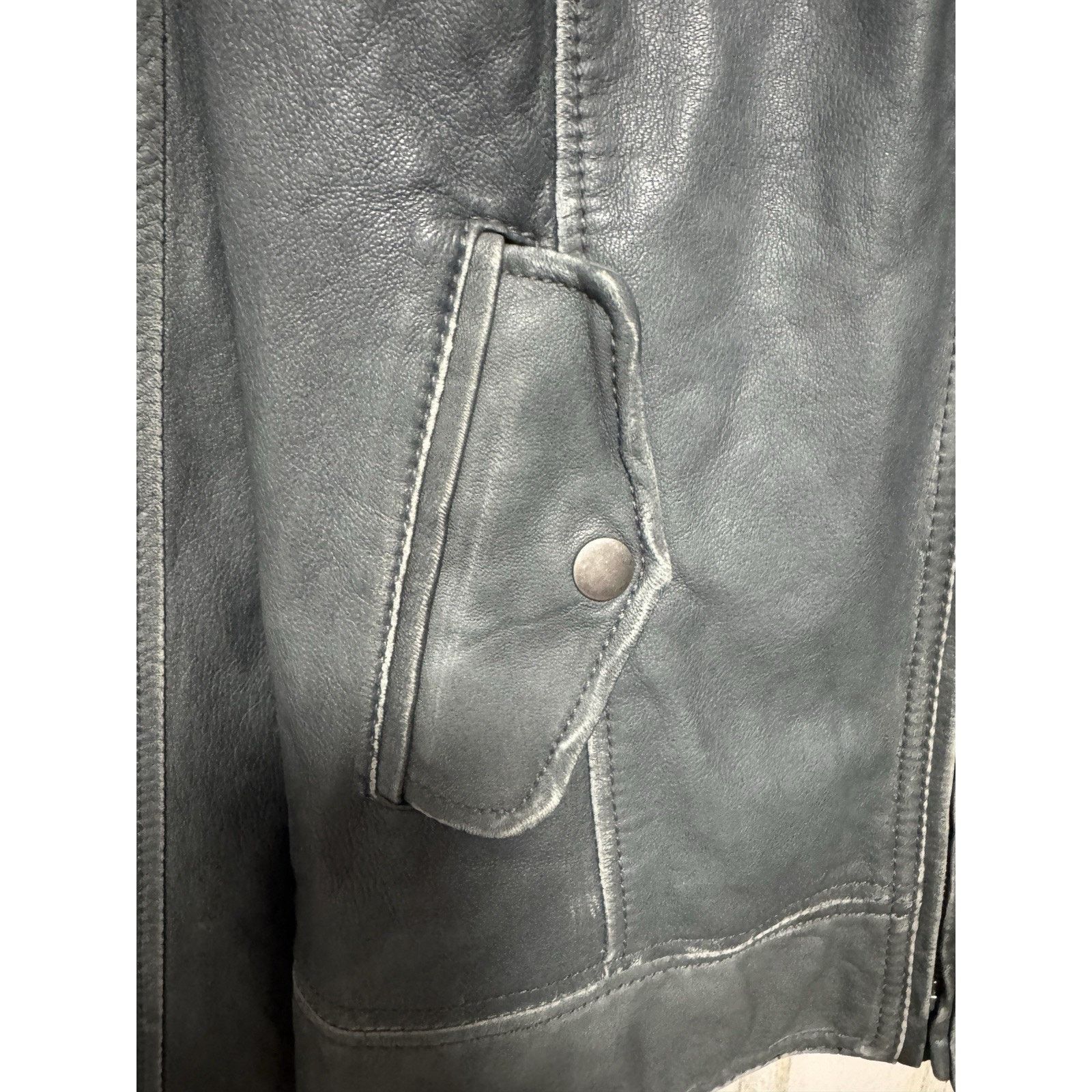 Lucky Brand NWT Lucky Brand leather Jacket Size L Size L / US 10 / IT 46 - 12 Thumbnail