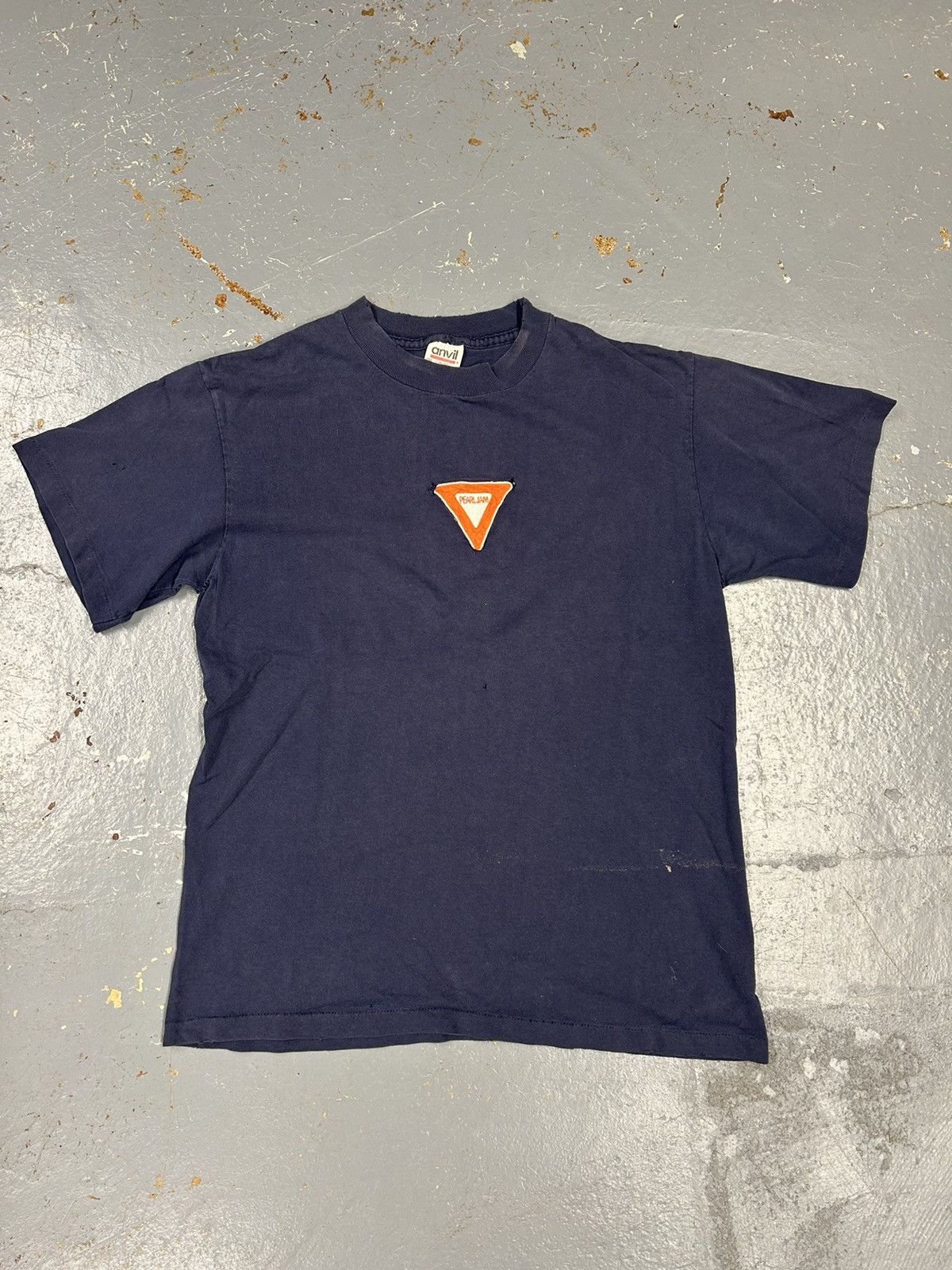 Crazy Vintage 90s Essential Navy Pearl Jam Band Tee Shirt