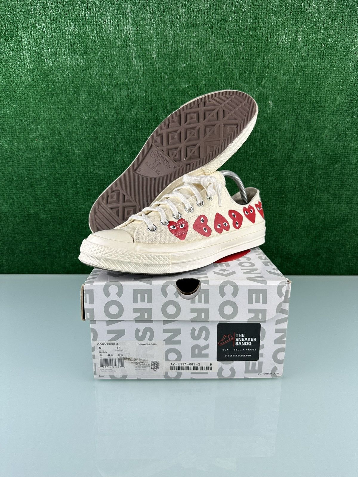 Converse Comme des Garçons x Chuck 70 Top Low Multi Heart