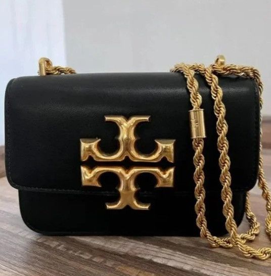 Tory Burch Tory Burch Eleanor Convertible Shoulder Bag in Black Size ONE SIZE - 1 Thumbnail