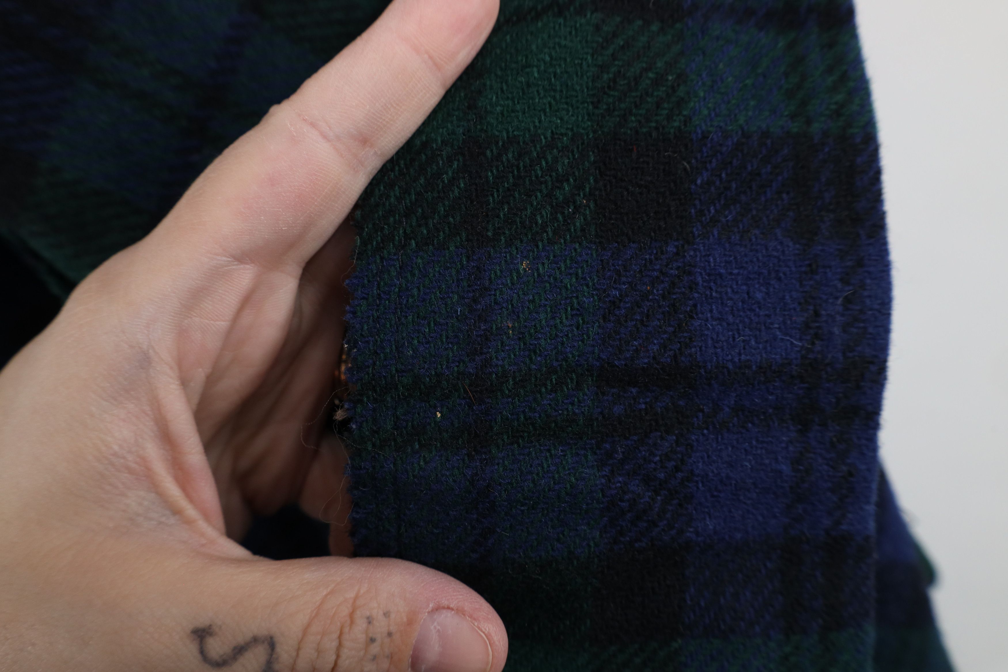 Vintage Vintage 50s Tartan Plaid Open Oversized Baggy Blazer Jacket Size M / US 6-8 / IT 42-44 - 6 Thumbnail