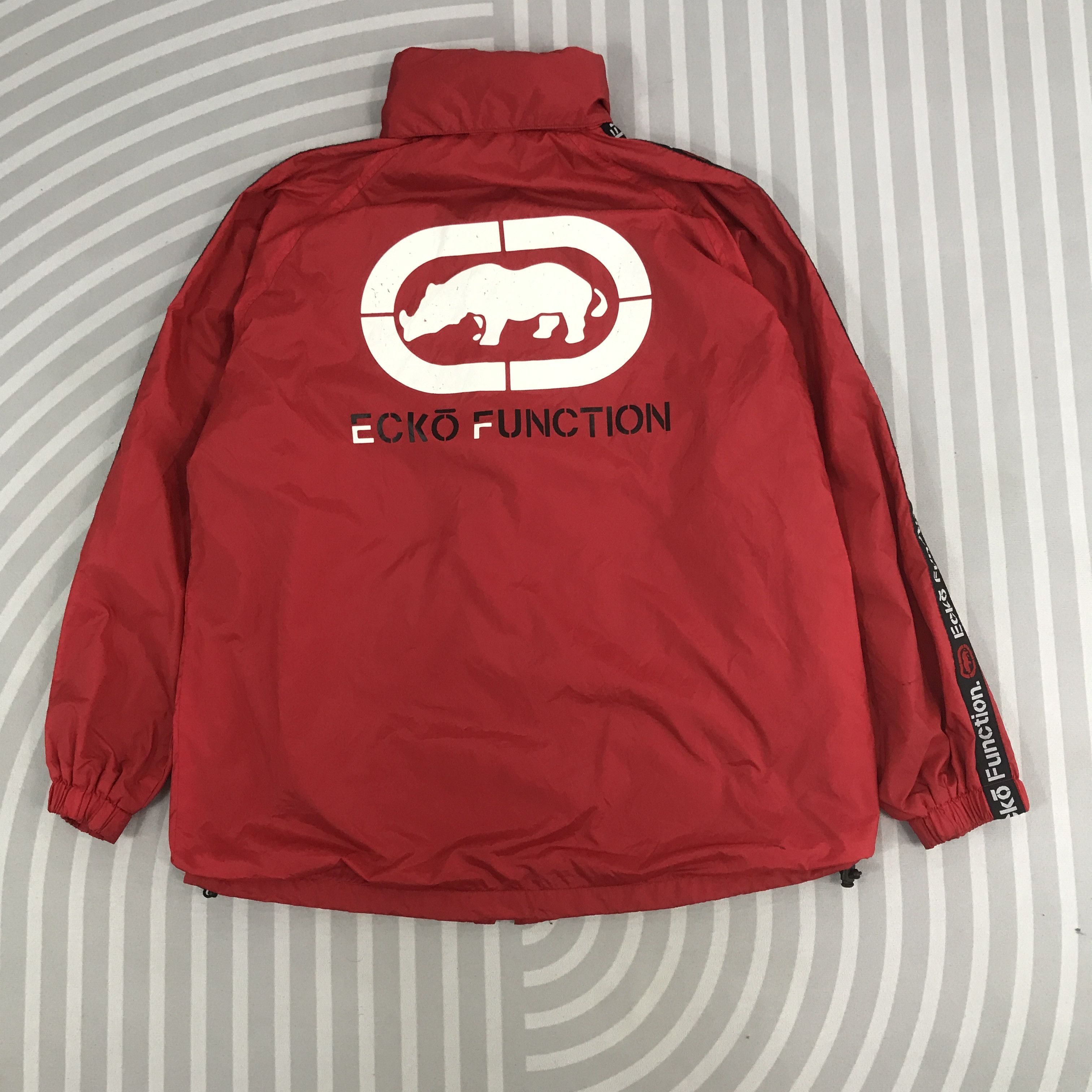 Ecko Unltd. × Vintage Vintage Ecko Function windbreaker logo Jacket Size US L / EU 52-54 / 3 - 3 Thumbnail