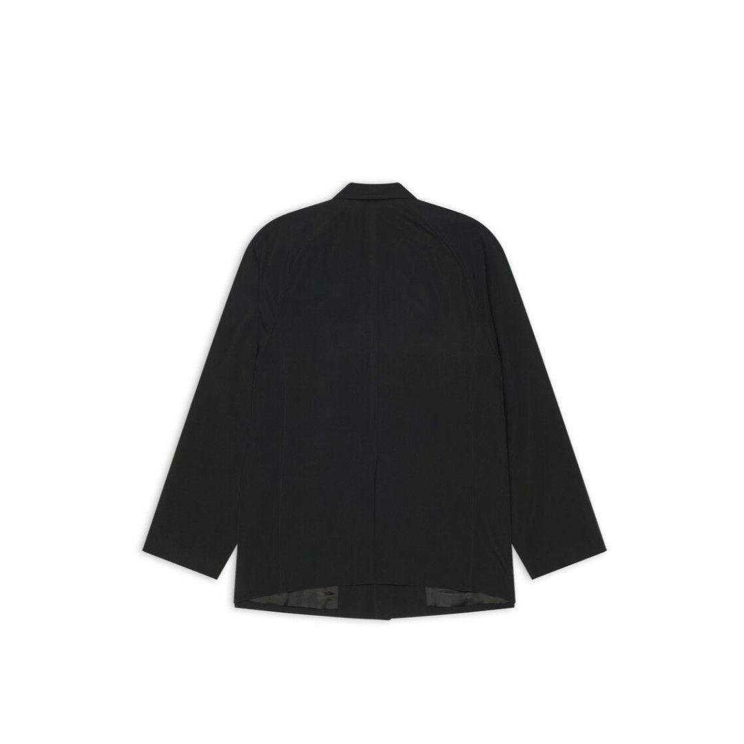 Balenciaga o1bcso1str1124 Raglan Tailored Jacket in Black Size US M / EU 48-50 / 2 - 2 Thumbnail