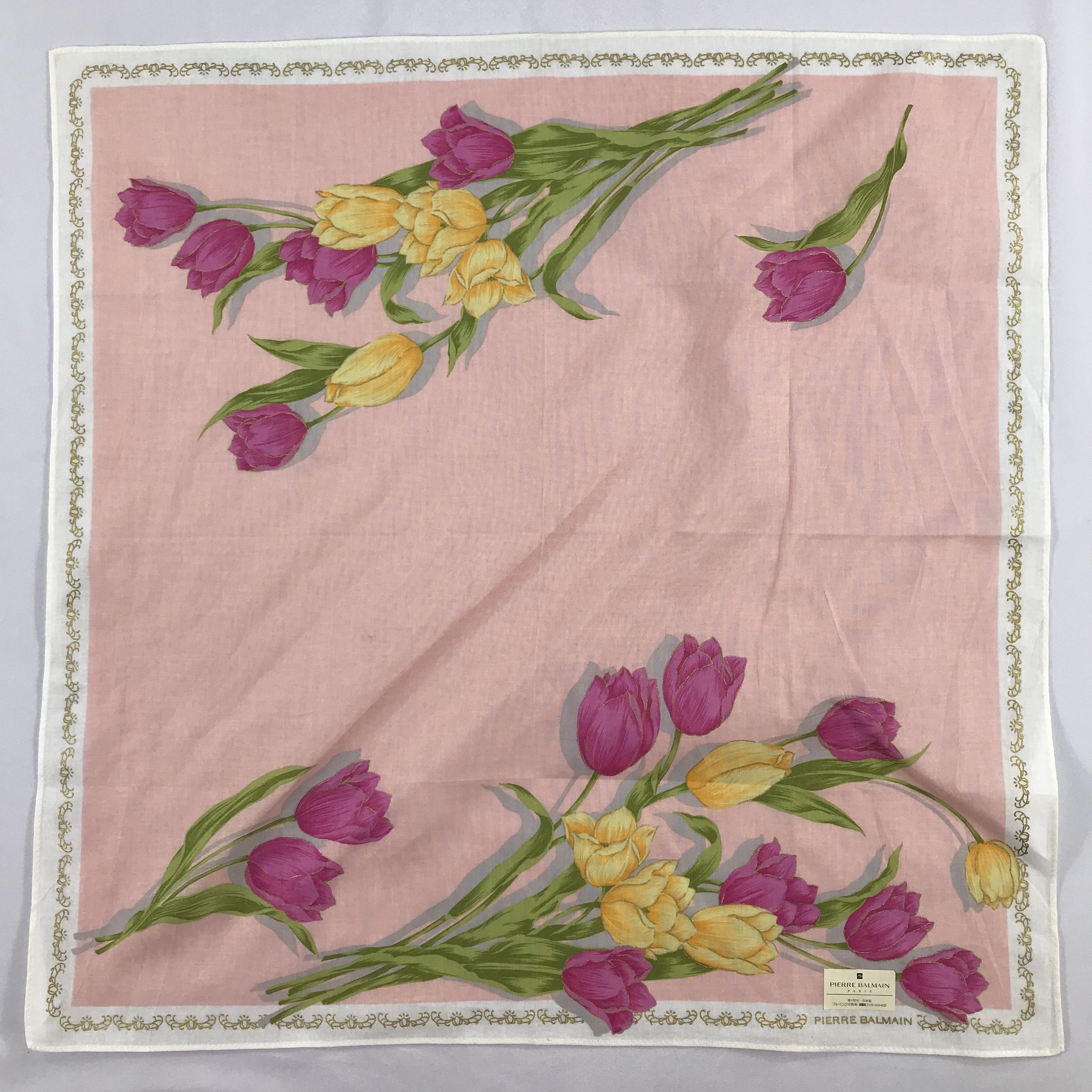 Pierre Balmain × Vintage Pierre Balmain Bandana / Handkerchief / Neckerchief - S2400 Size ONE SIZE - 1 Thumbnail