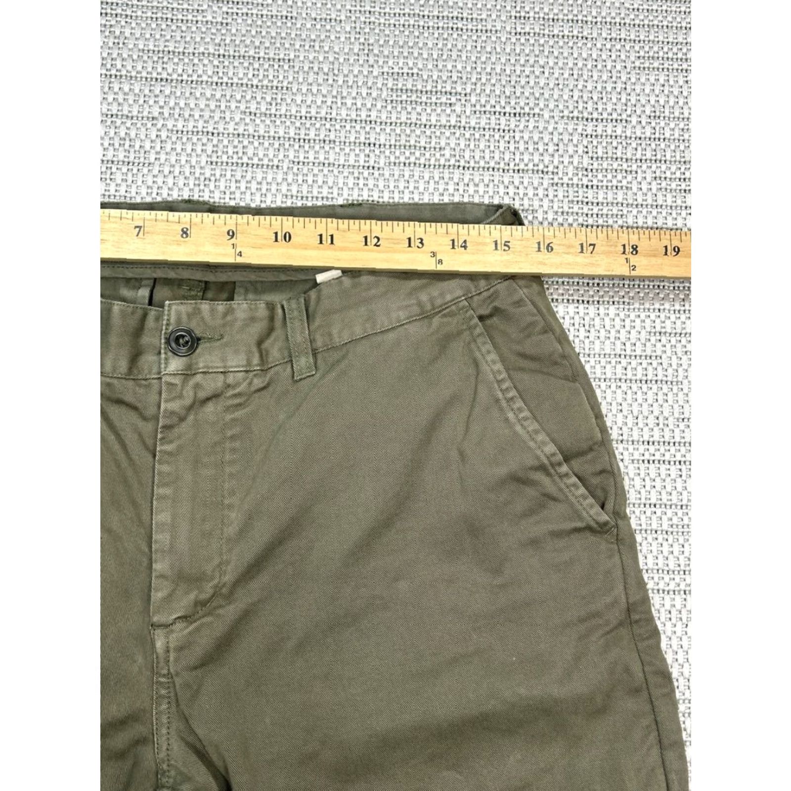 Taylor Stitch Taylor Stitch Chino Pants Mens 32 Green Cotton Slim Fit Mid Rise Straight Leg Size US 32 / EU 48 - 4 Thumbnail